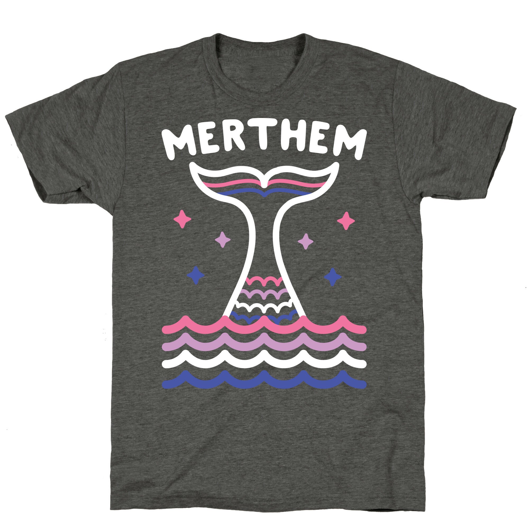Merthem (Gender Fluid Mermaid) Unisex Triblend Tee